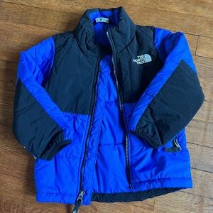The North Face Youth Balanced Rock Insulated Jacket, size 4t, black and blue